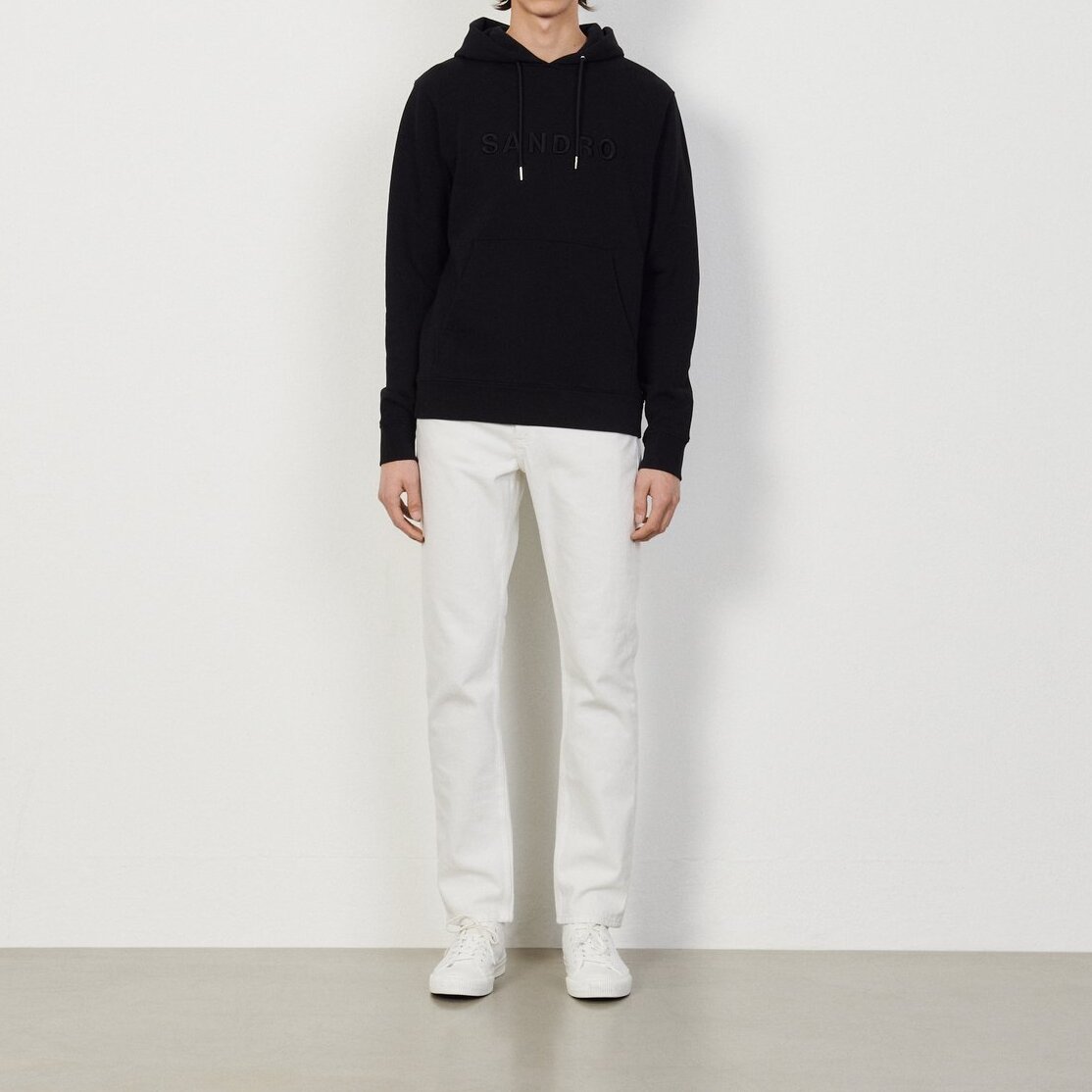 Hoodie brodé Sandro seconde main photo 2