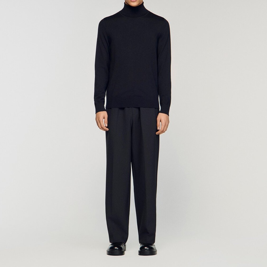 Roll neck wool Sweater Sandro second-hand photo 3
