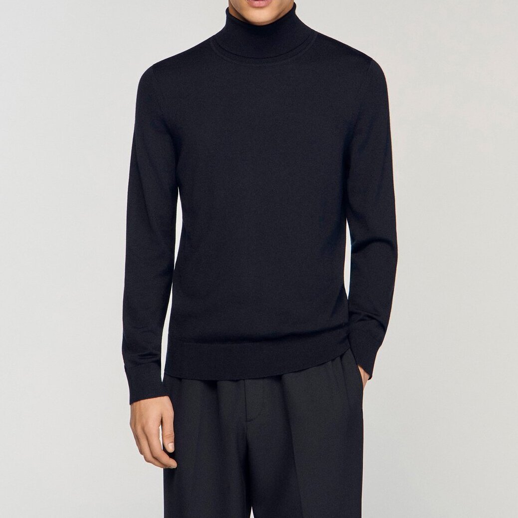 Roll neck wool Sweater Sandro second-hand photo 5