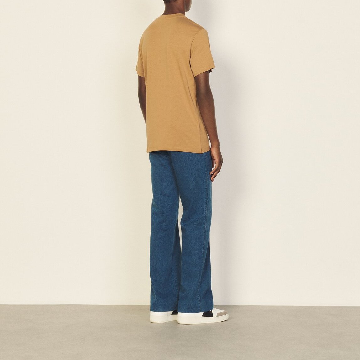 T-shirt with logo embroidery Sandro second-hand photo 3