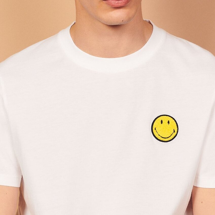 Smiley® T-Shirt mit Patch Sandro Second-Hand photo 5