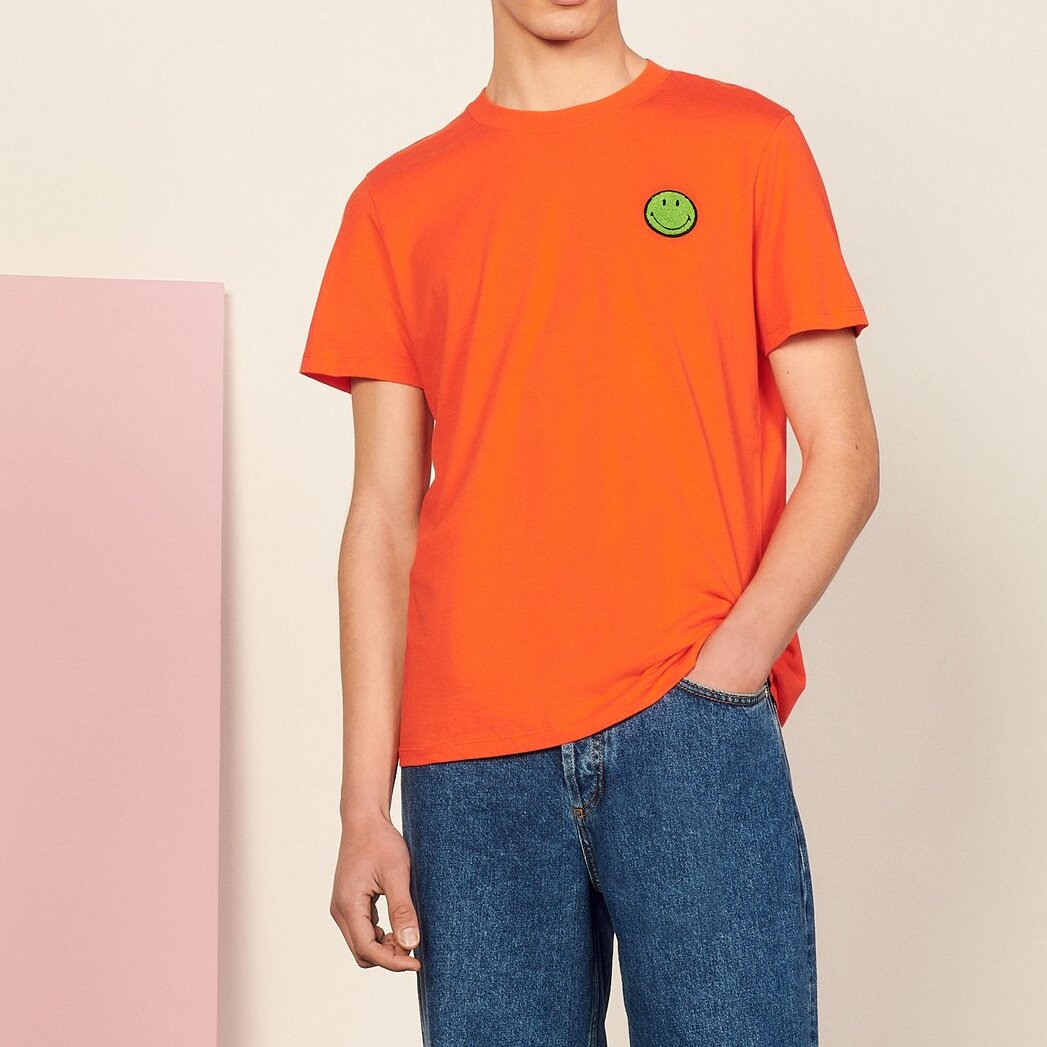 Smiley® Patch T-shirt Sandro second-hand photo 2