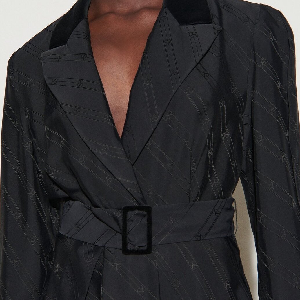 Kurzes Kleid im Blazer-Stil Sandro Second-Hand photo 3