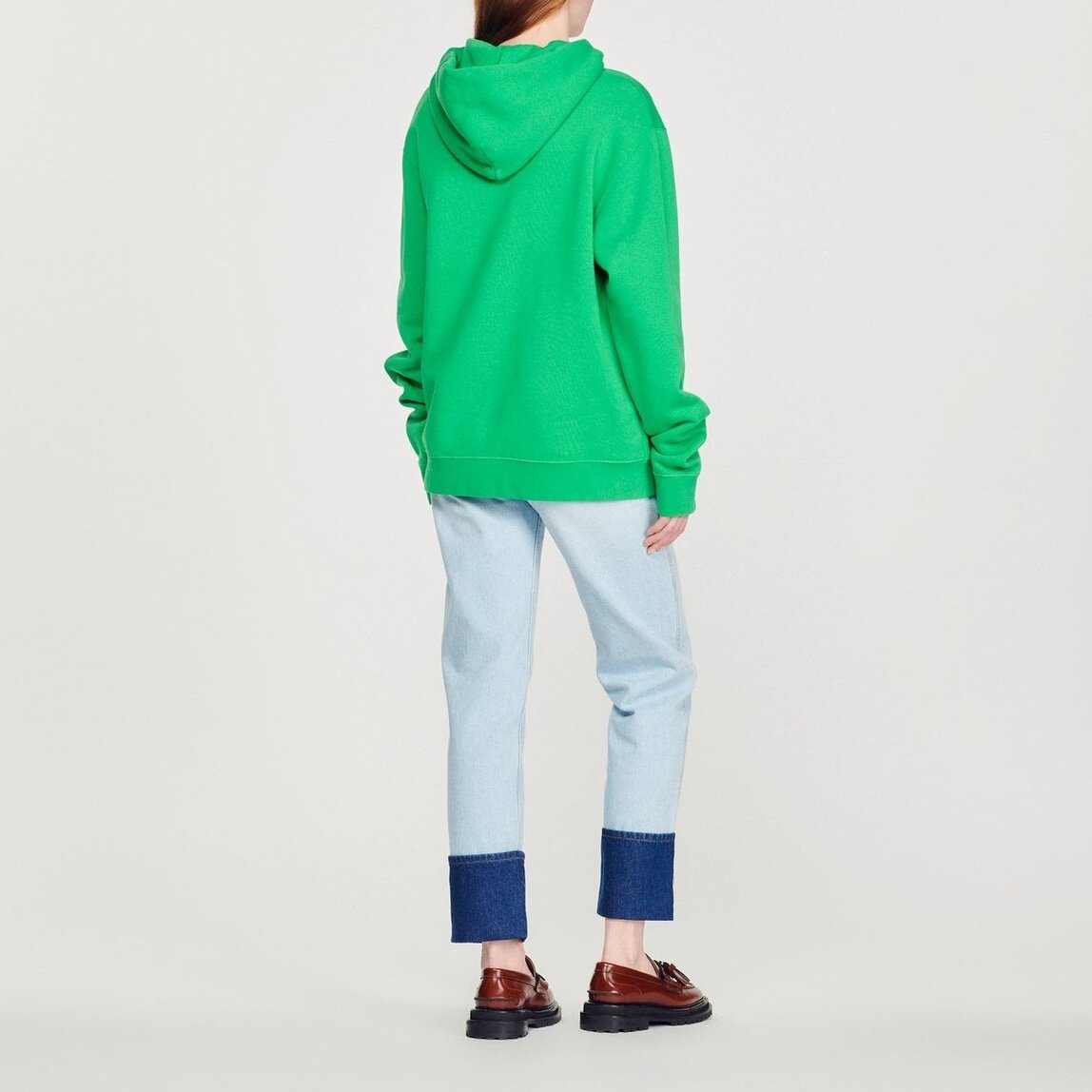 Geborduurde herenhoody van biokatoen Sandro tweedehands photo 4