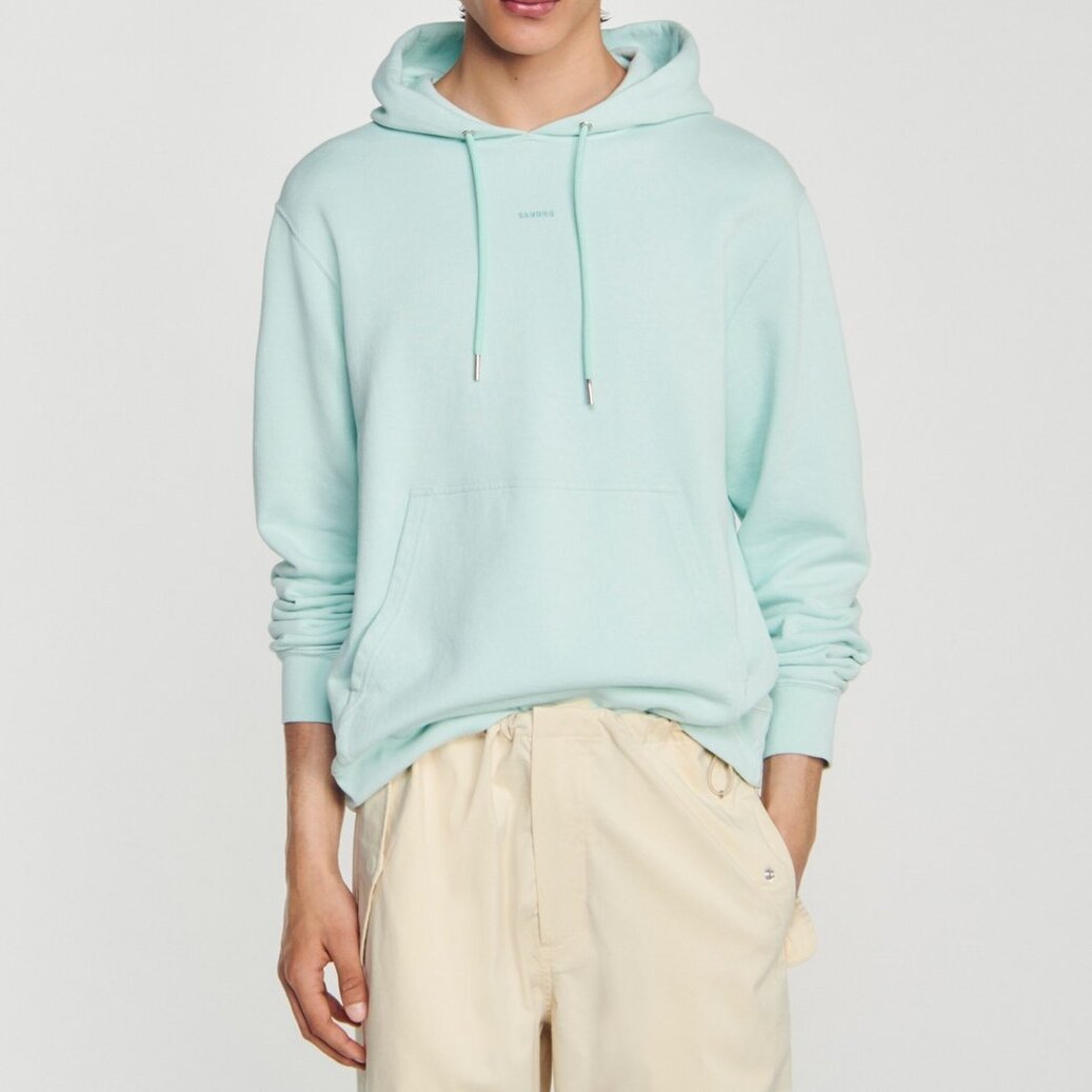 Geborduurde herenhoody van biokatoen Sandro tweedehands photo 5
