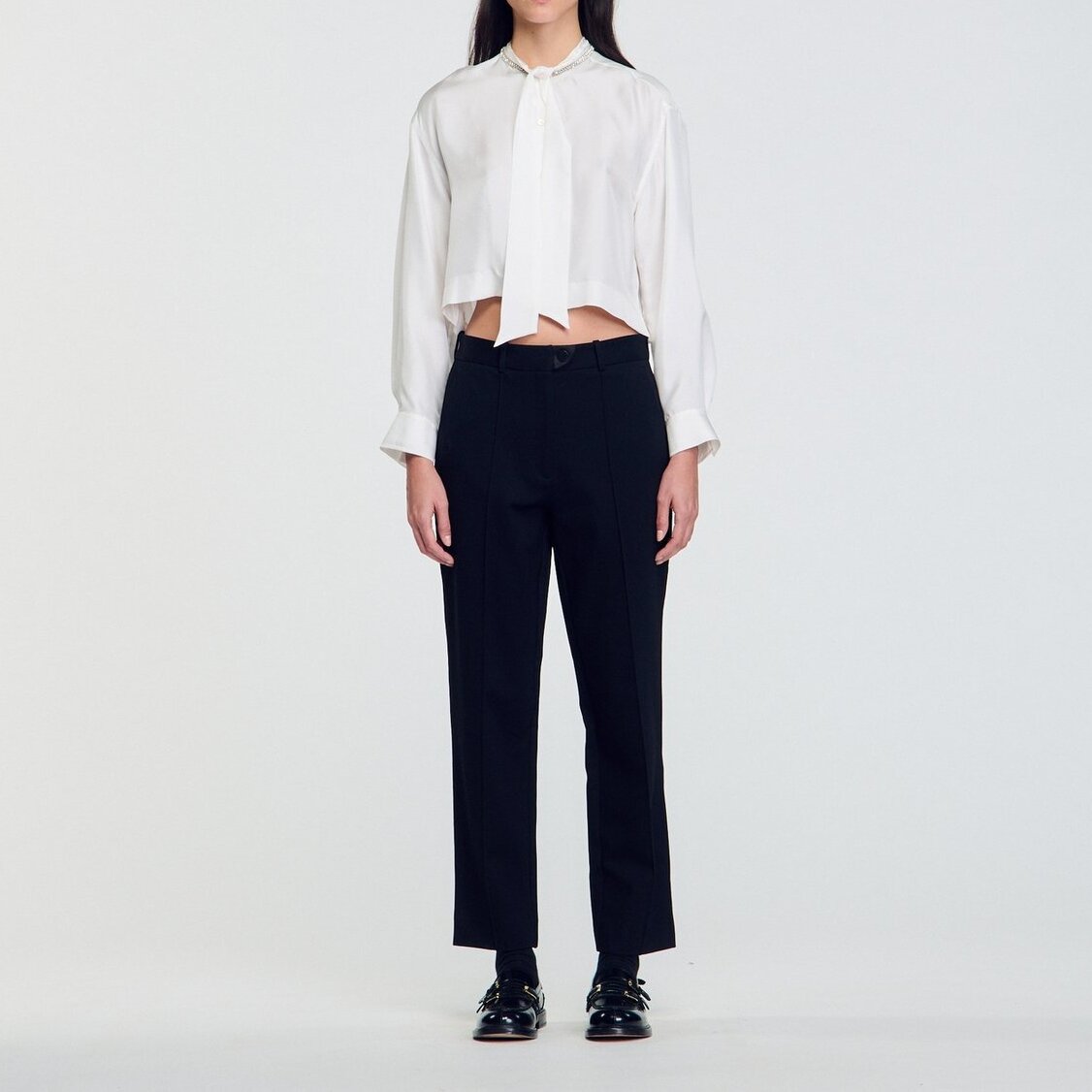 Pantalon van technische stof Sandro tweedehands photo 4