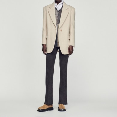 Veste de tailleur oversized Sandro seconde main photo 2