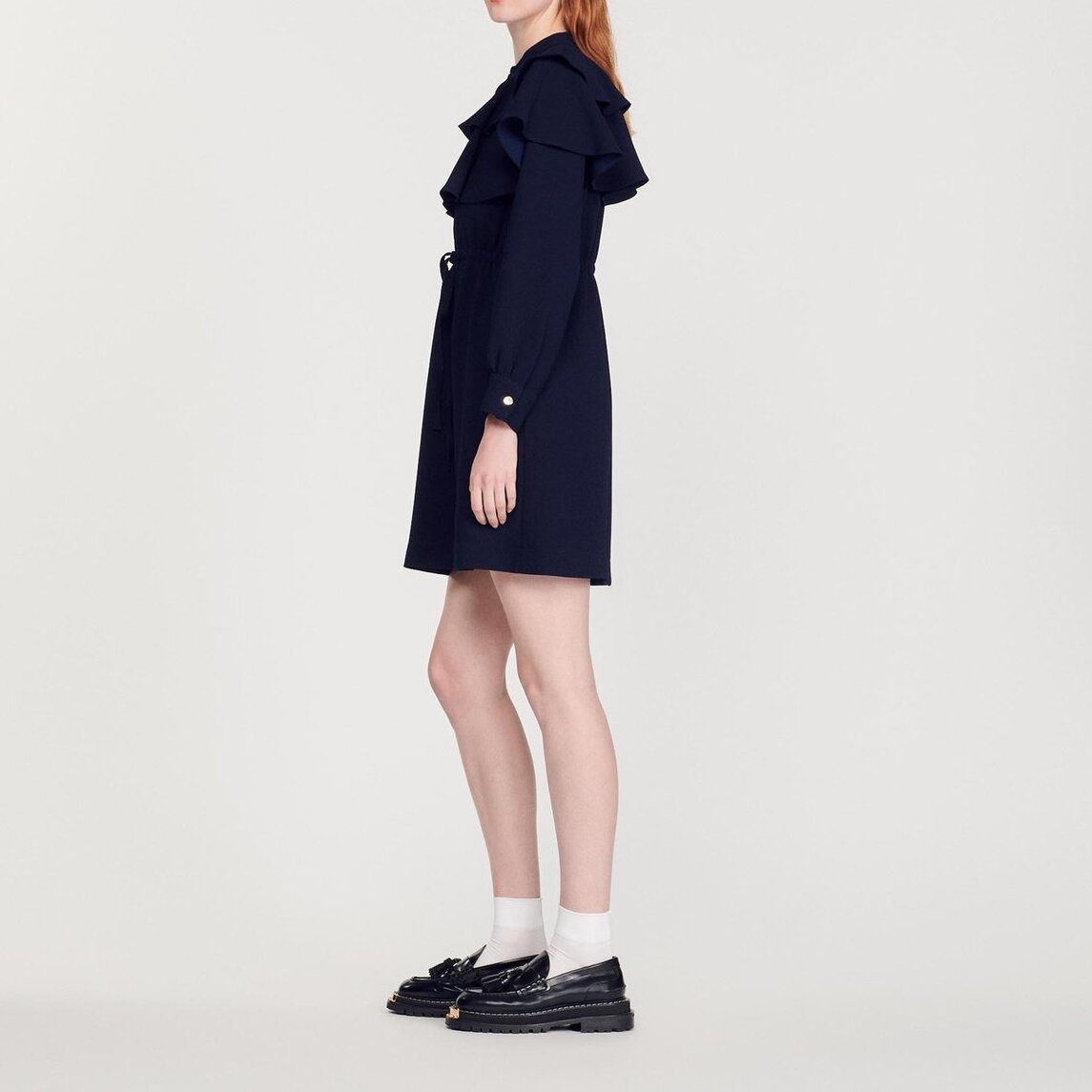 Robe avec volants oversize Sandro seconde main photo 7