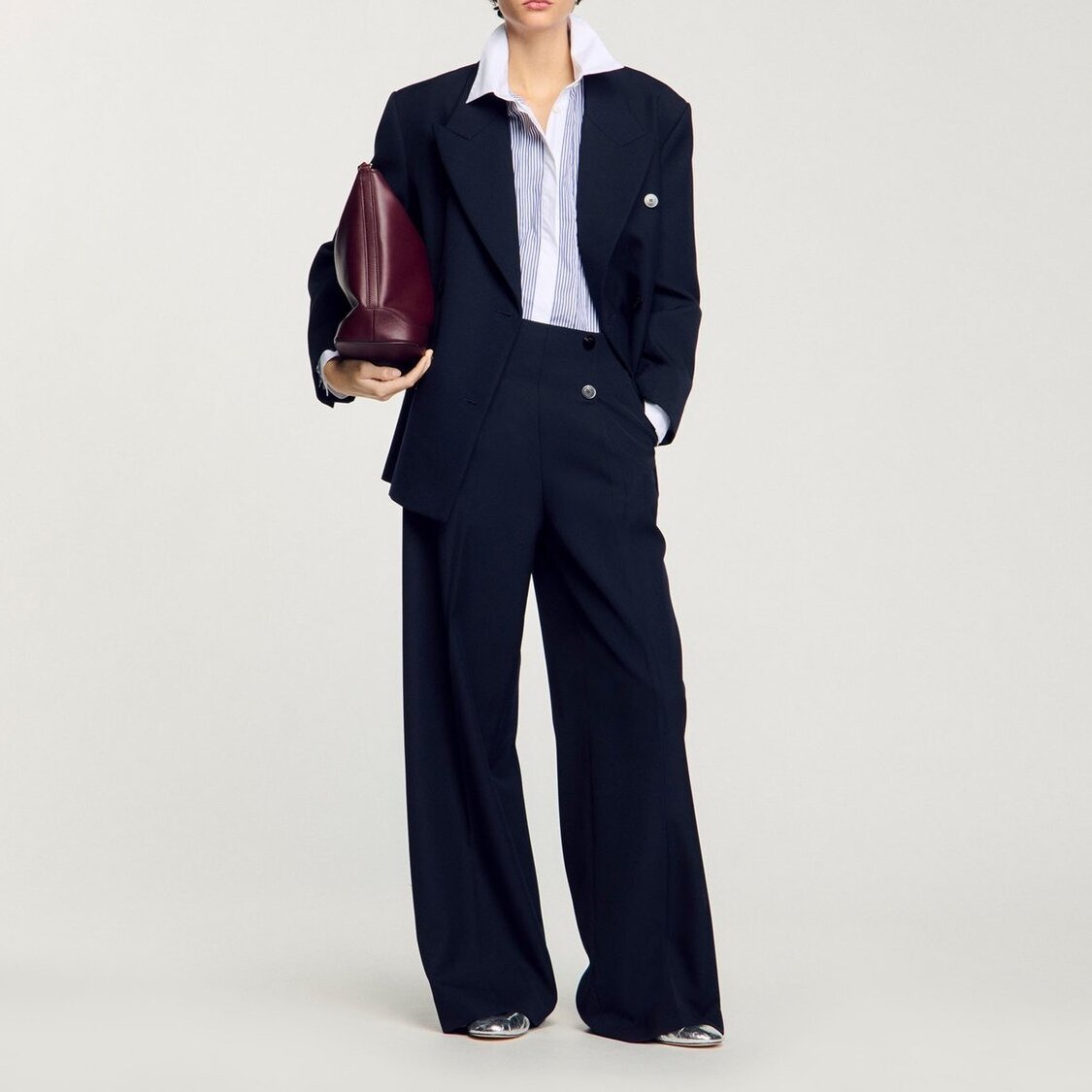 Pantalon de costume Sandro seconde main photo 2
