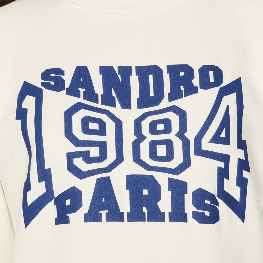 Sweatshirt with lettering Sandro second-hand photo 5