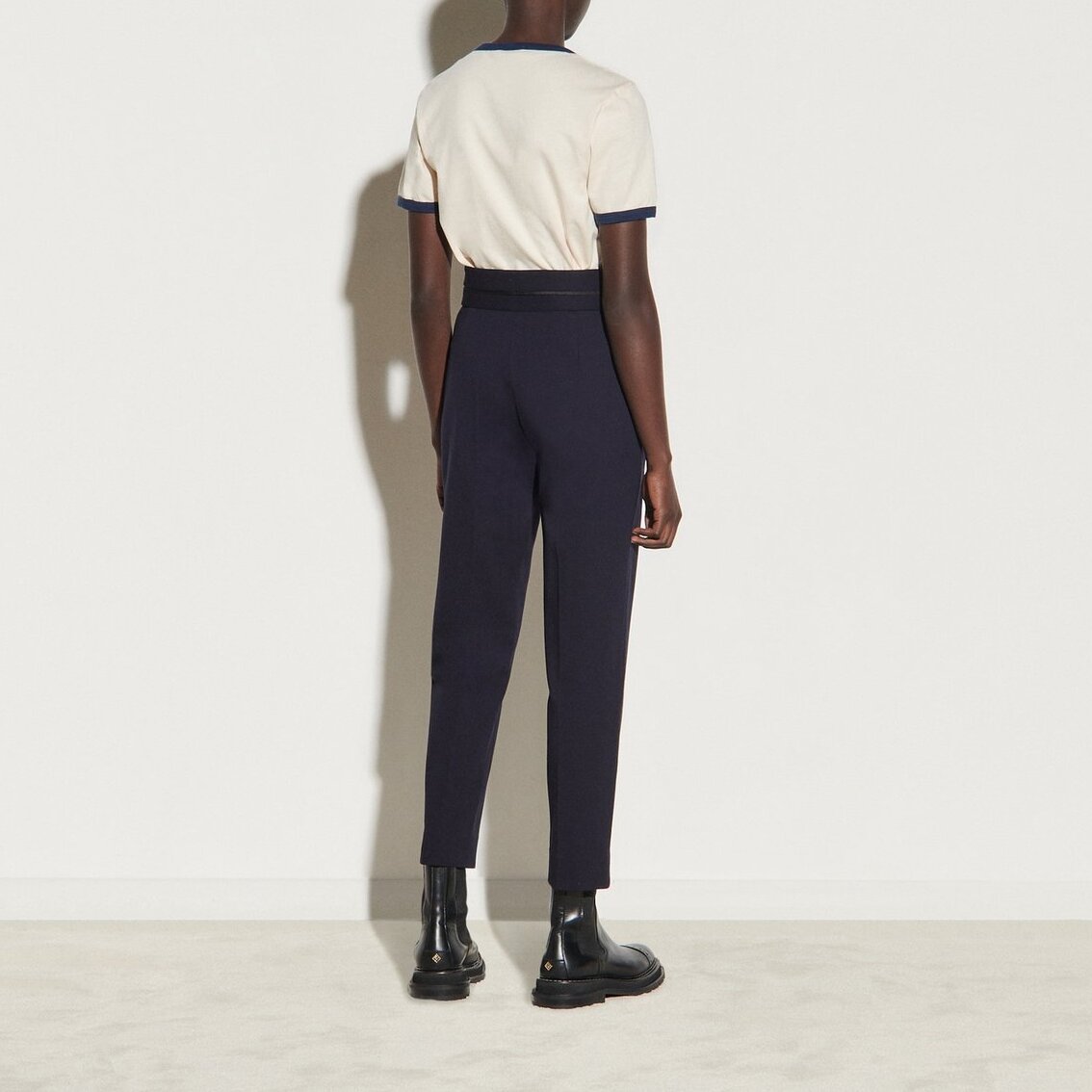 Straight-leg Trousers Sandro second-hand photo 3
