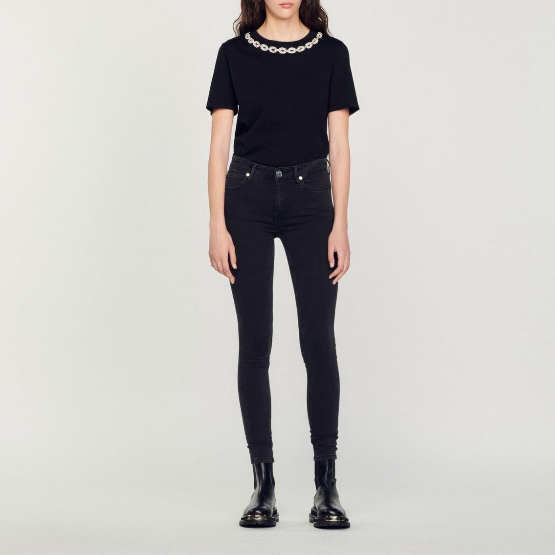 Slim Fit Jean normale taille Sandro tweedehands photo 2