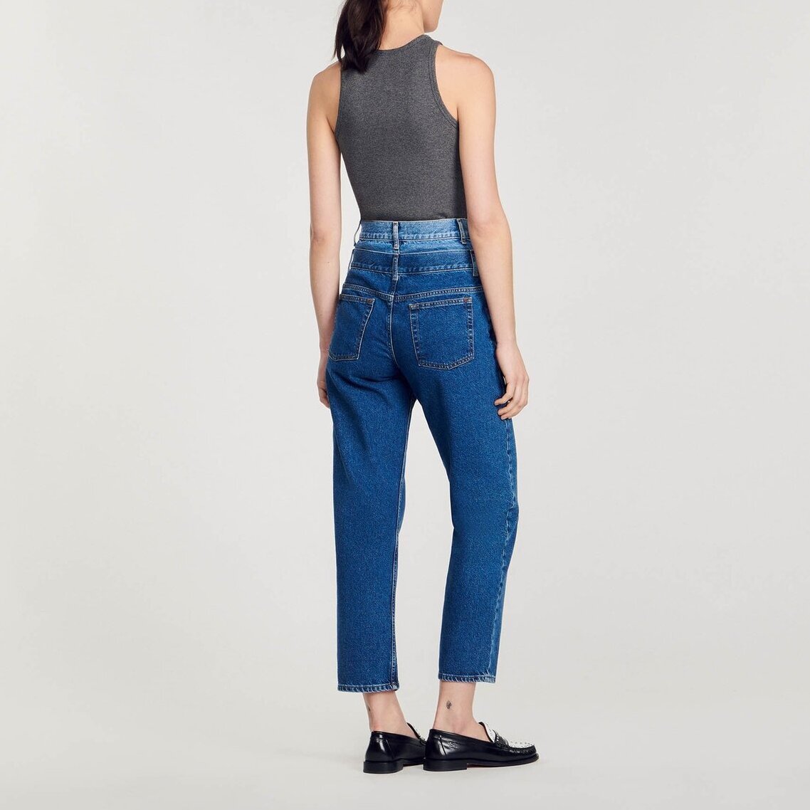 Trompe l'œil mom jeans Sandro second-hand photo 4
