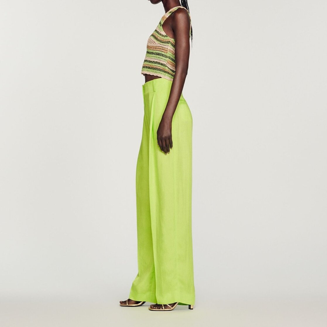 High-waisted Trousers Sandro second-hand photo 7