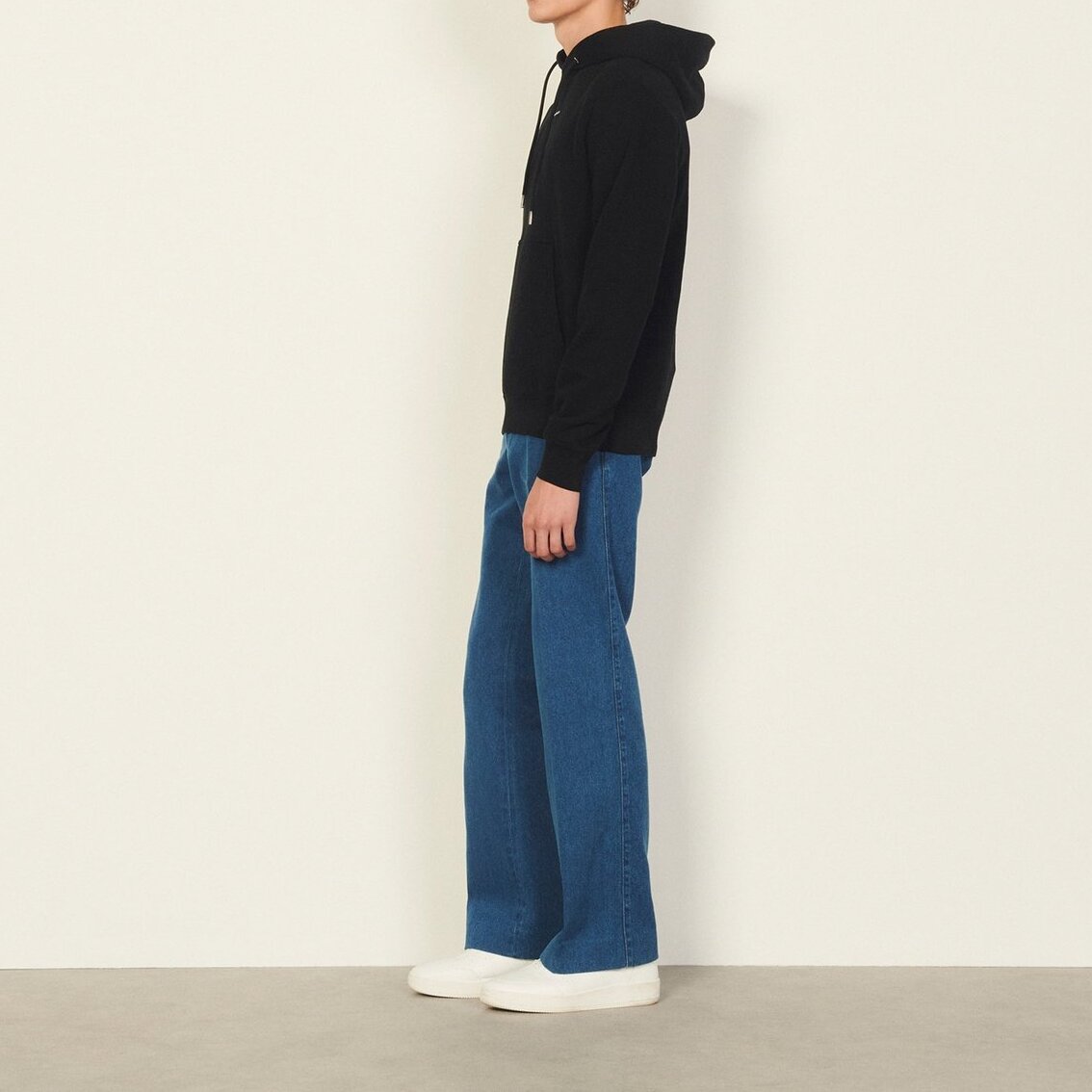 Sweat hoodie avec broderie logo Sandro seconde main photo 4