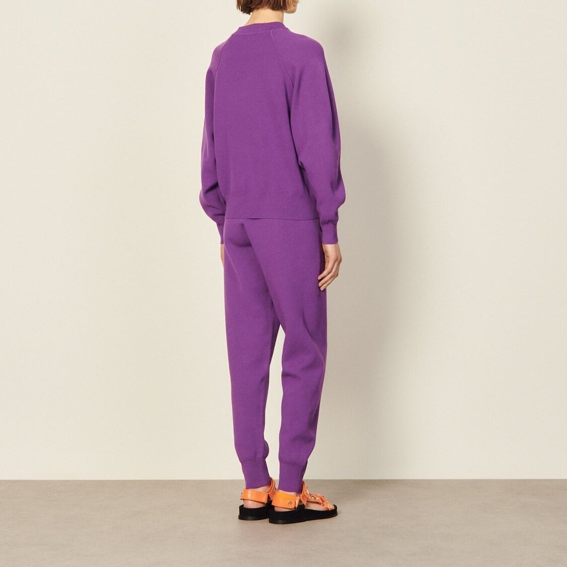 Embroidered knit Sweatshirt Sandro second-hand photo 3
