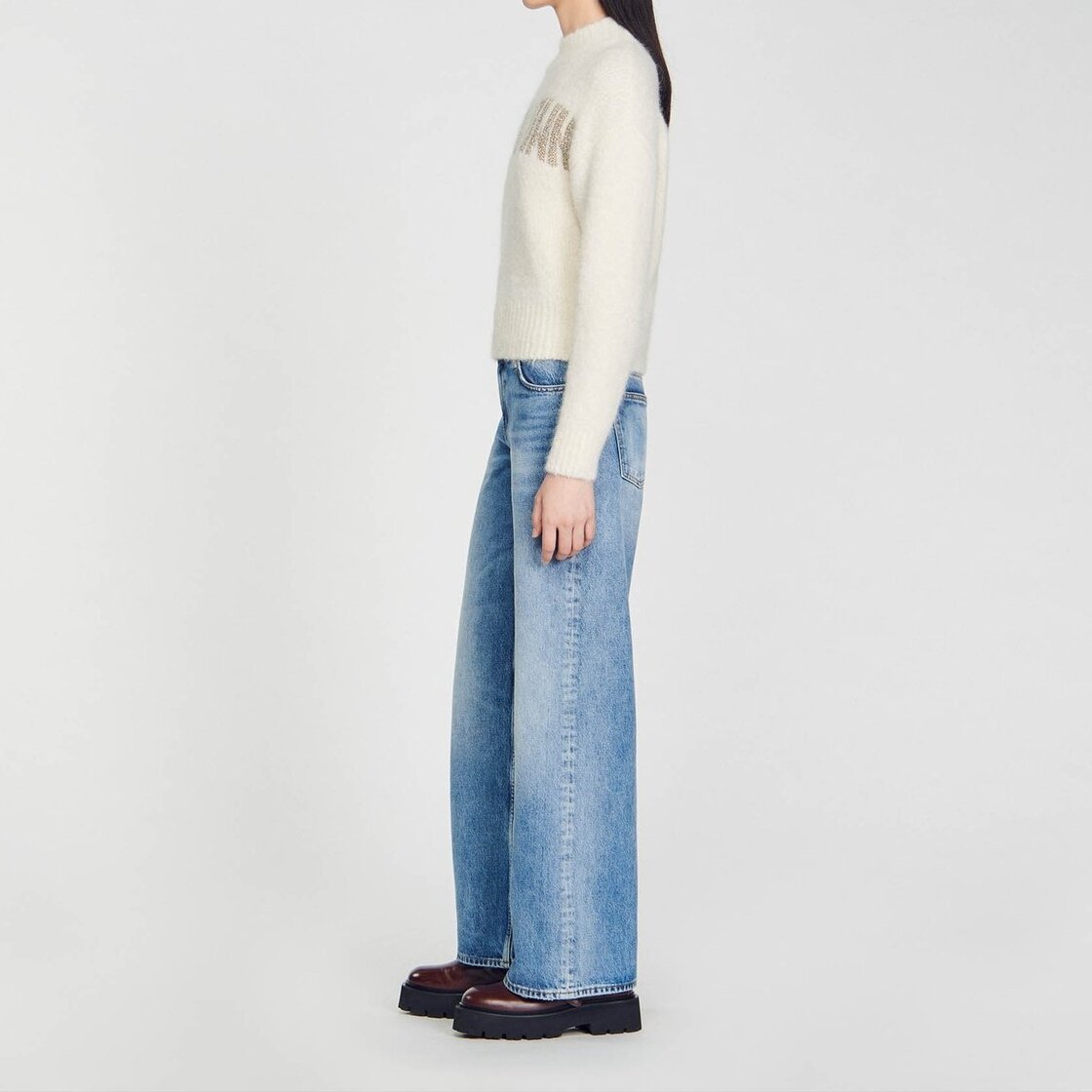 Pull Ecru Sandro seconde main photo 4
