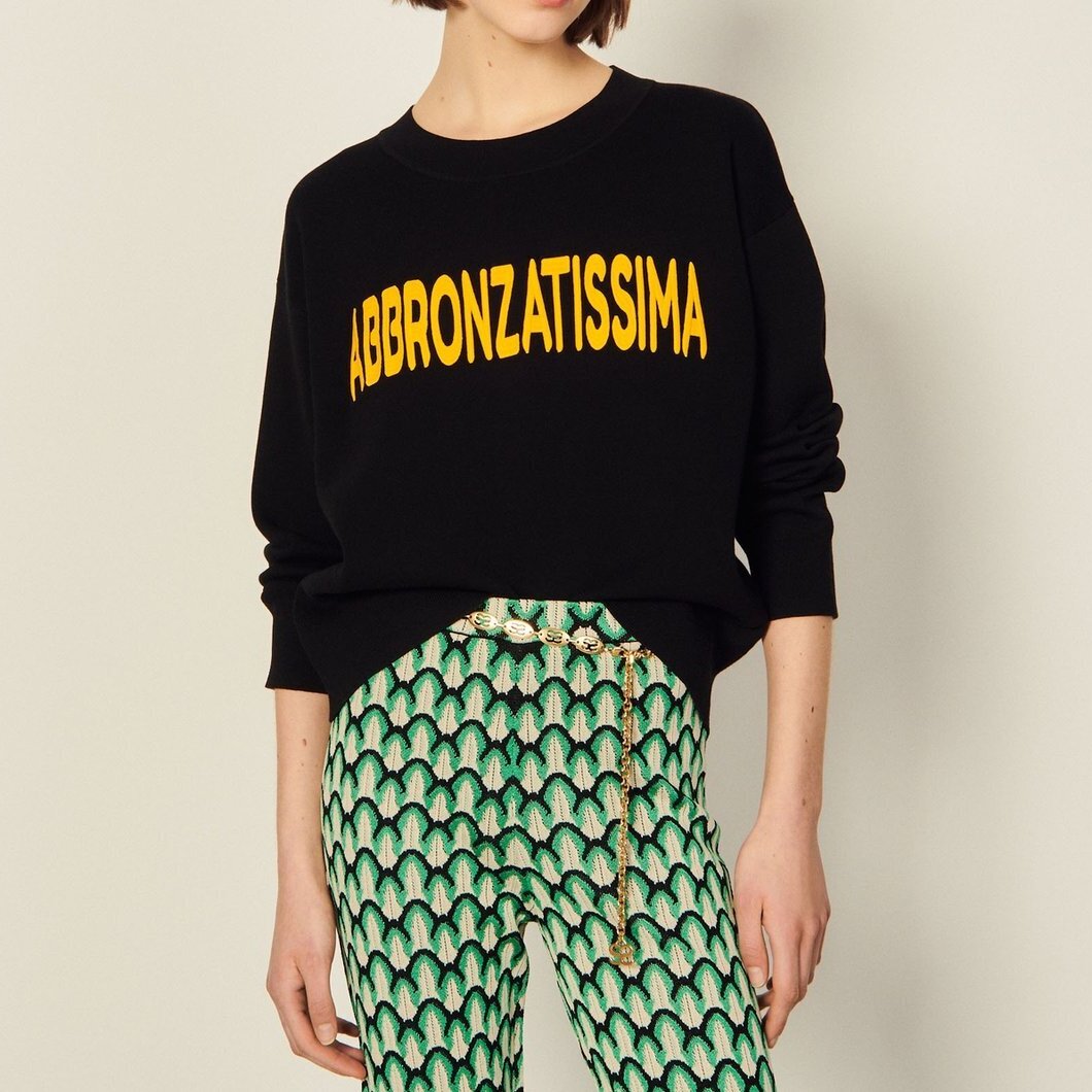 Embroidered Sweater Sandro second-hand photo 2