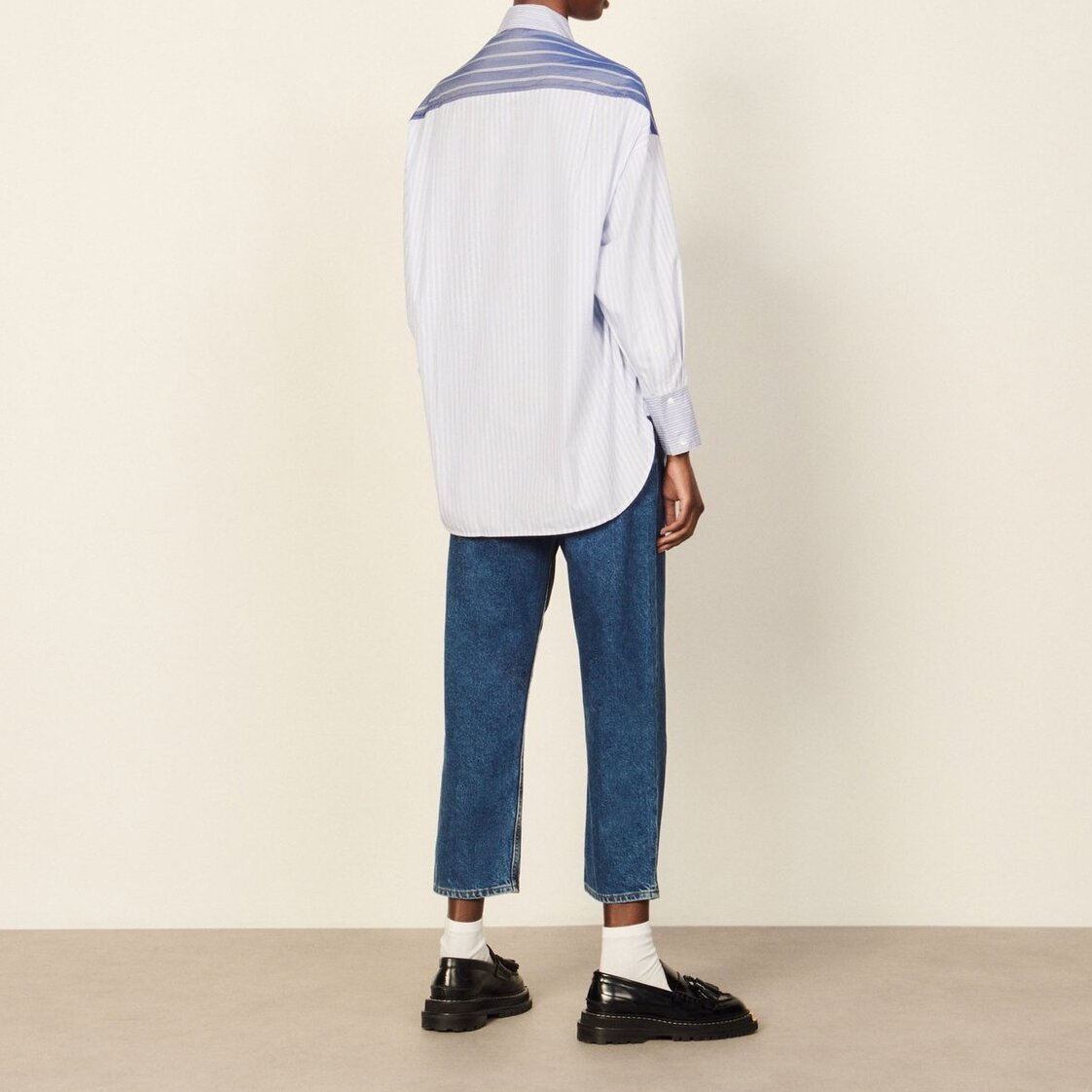Camisa oversize de patchwork Sandro segunda mano photo 2