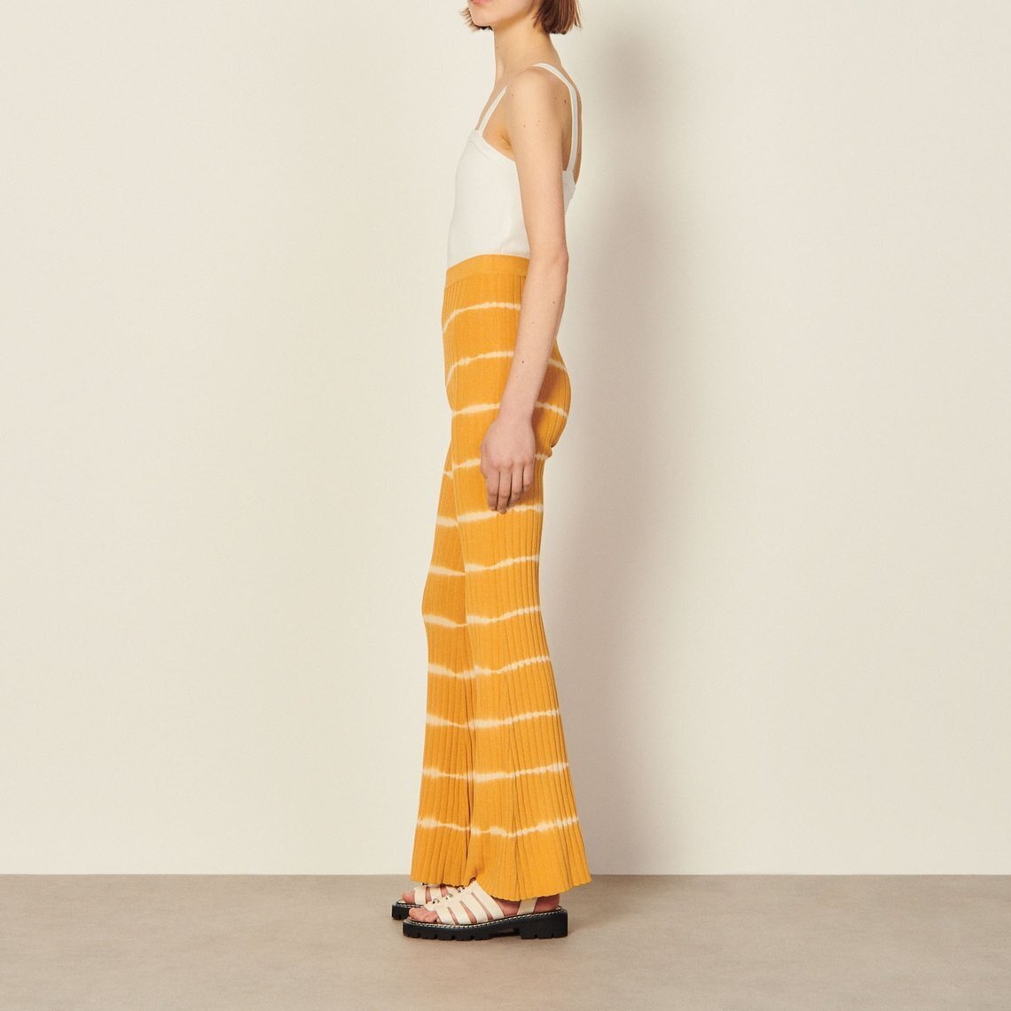 Pantalon tie and dye en Maille Sandro seconde main photo 4