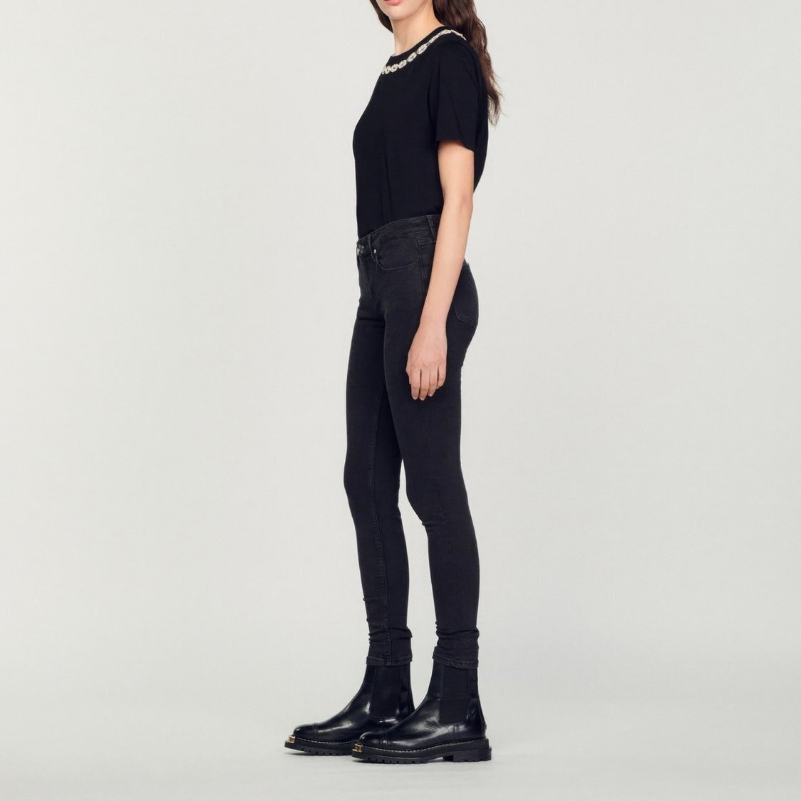 Slim Fit Jean normale taille Sandro tweedehands photo 5