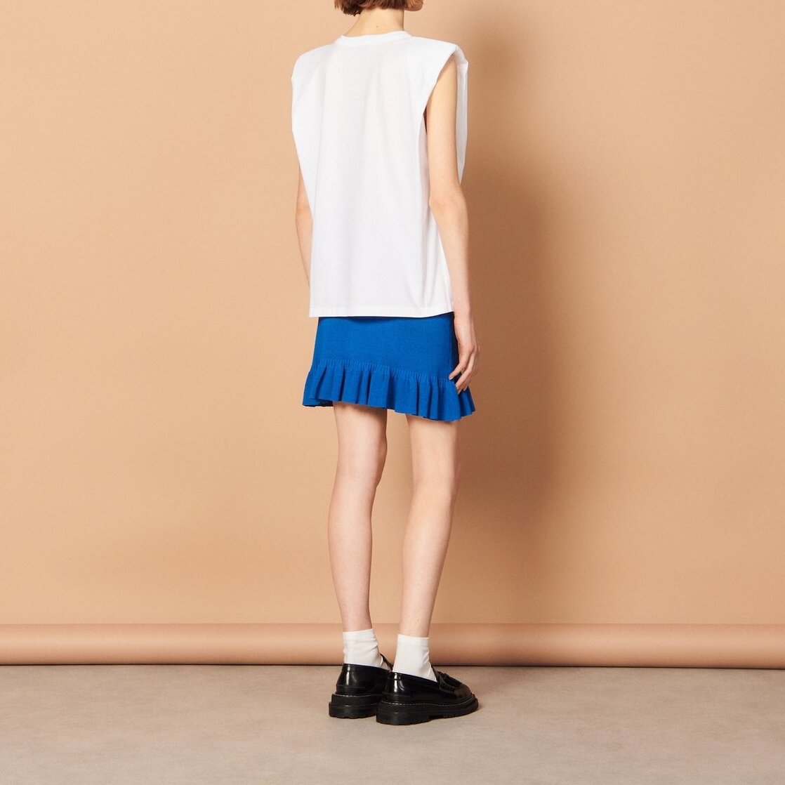Smiley® Organic cotton T-shirt Sandro second-hand photo 3
