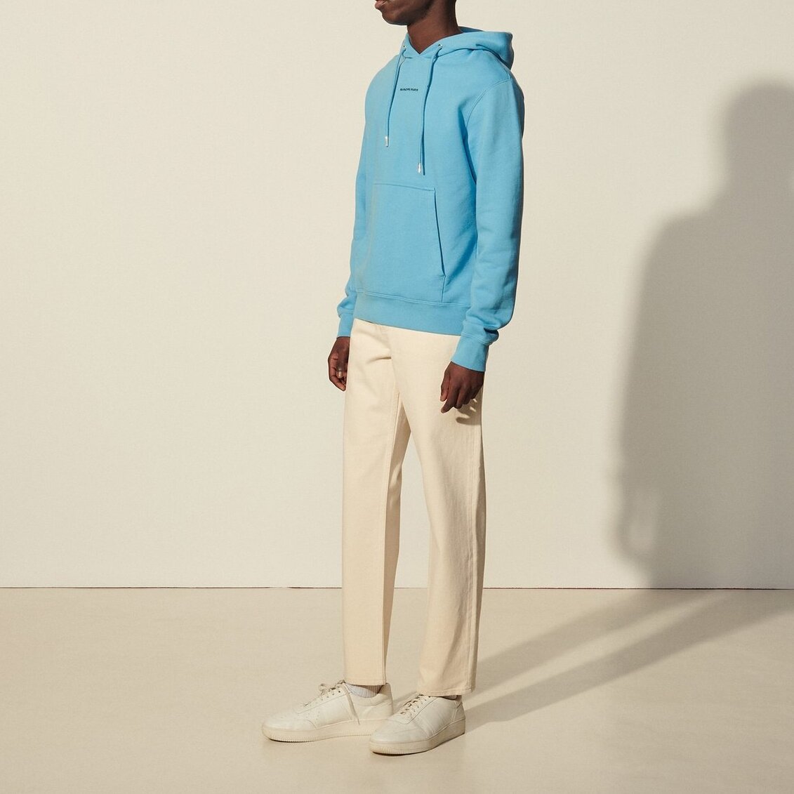 Sweat hoodie avec broderie logo Sandro seconde main photo 3