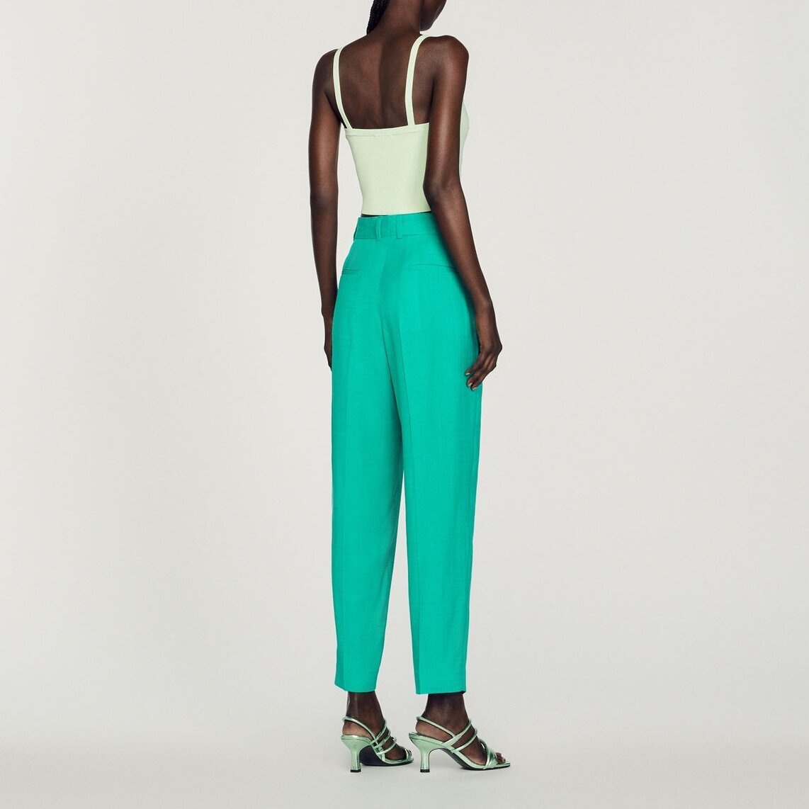Straight-leg Trousers Sandro second-hand photo 4