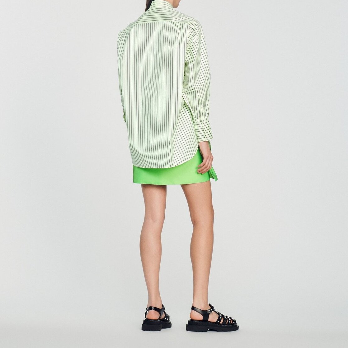 Camisa oversize de rayas Sandro segunda mano photo 6