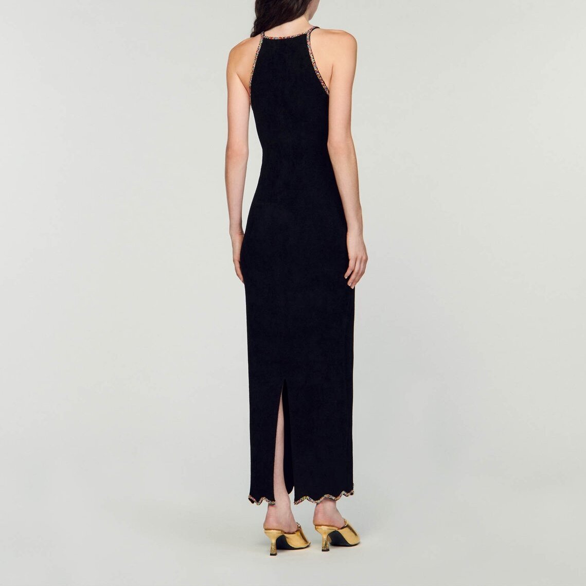 Robe longue sans manches Sandro seconde main photo 5