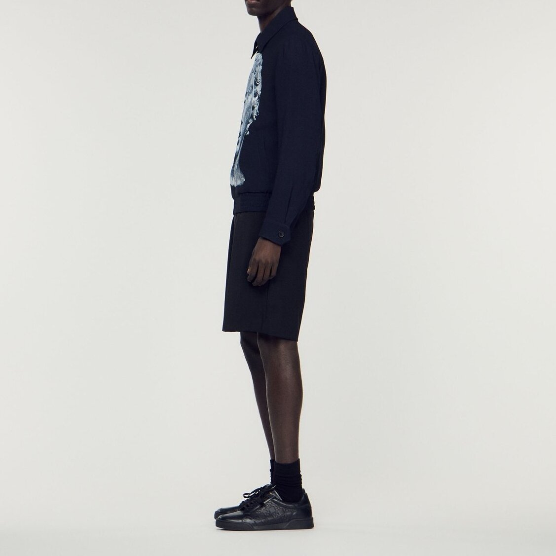 Blouson Noir Sandro seconde main photo 7