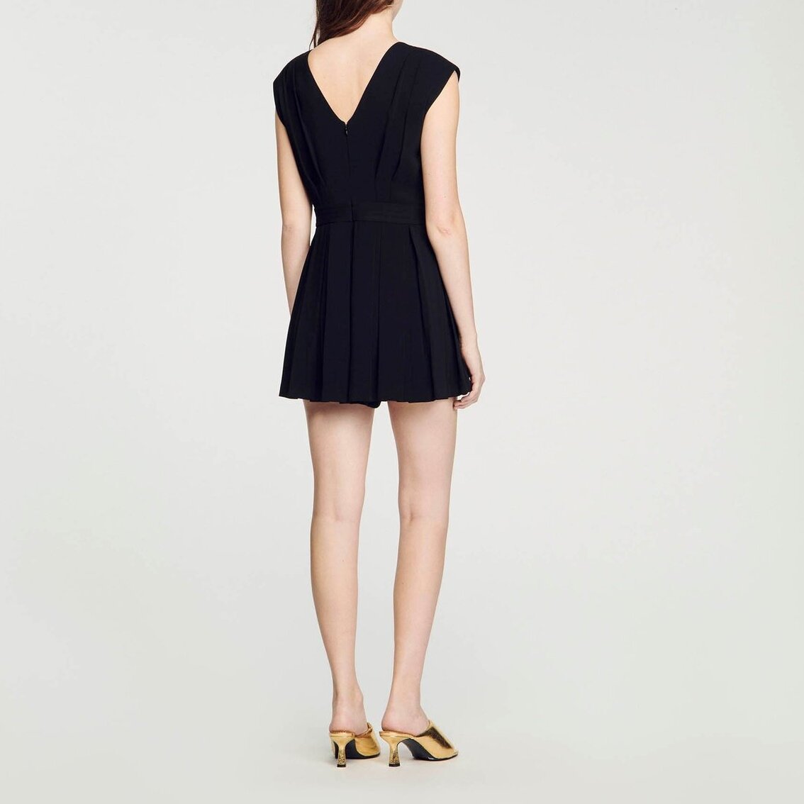 Pleated playsuit Sandro second-hand photo 5