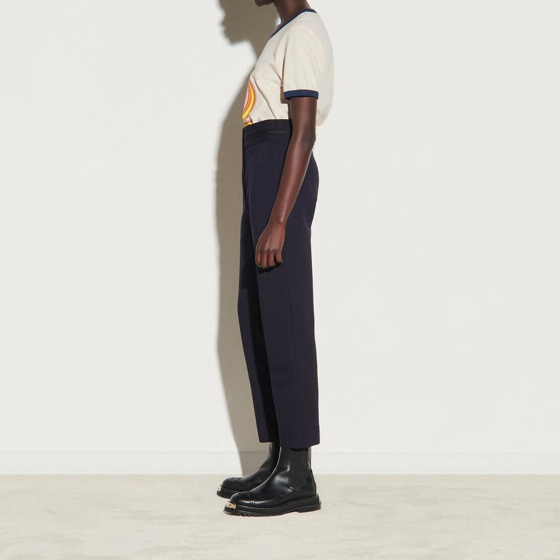 Straight-leg Trousers Sandro second-hand photo 4
