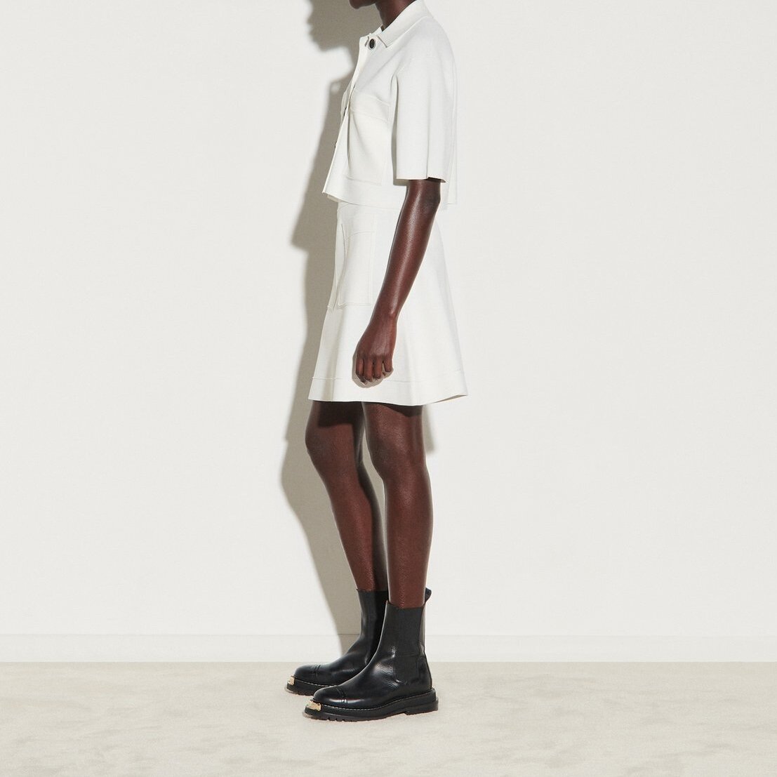 Short knitted skirt Sandro second-hand photo 3