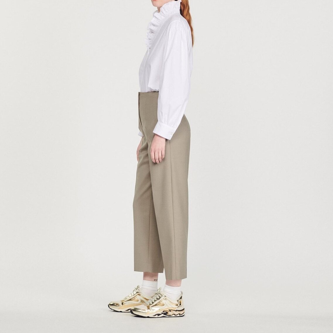 Pantalon de tailleur taille haute Sandro seconde main photo 7