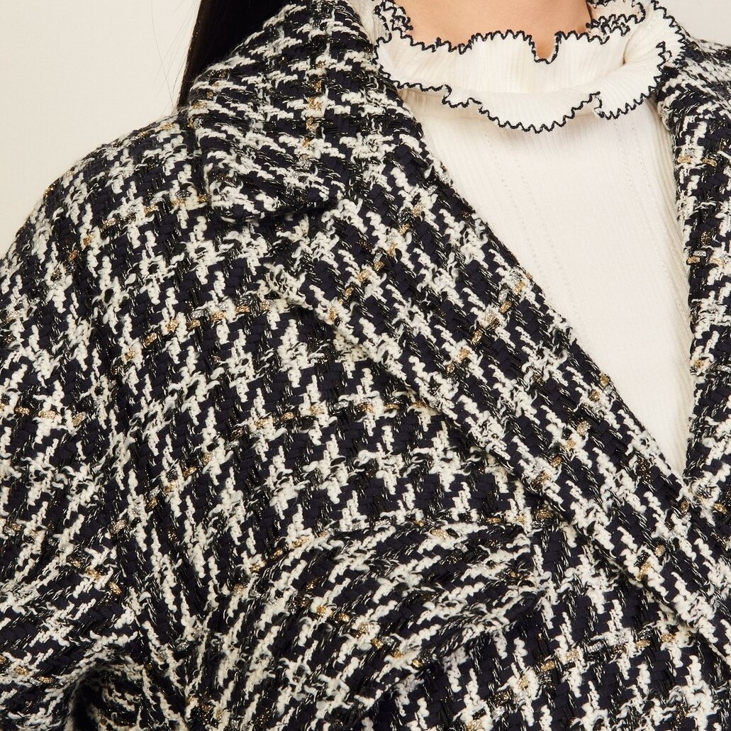 Chaqueta de tweed oversize Sandro segunda mano photo 2