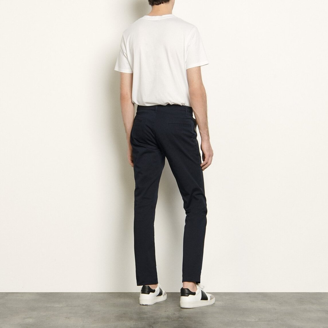 Chino Trousers in stretch cotton Sandro second-hand photo 2