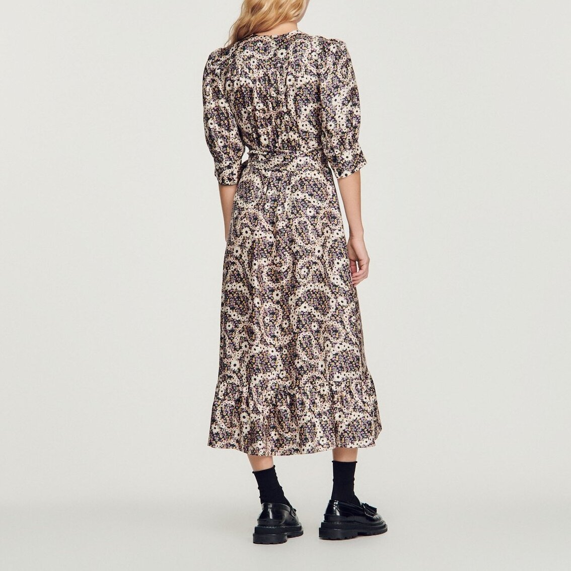 Robe longue à imprimé cachemire Sandro seconde main photo 6