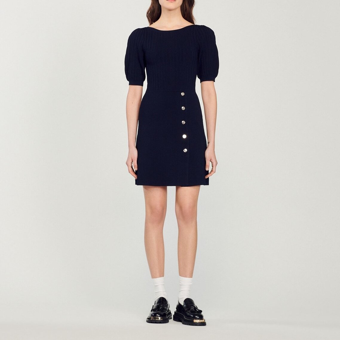Balloon-sleeved dress Sandro second-hand photo 3