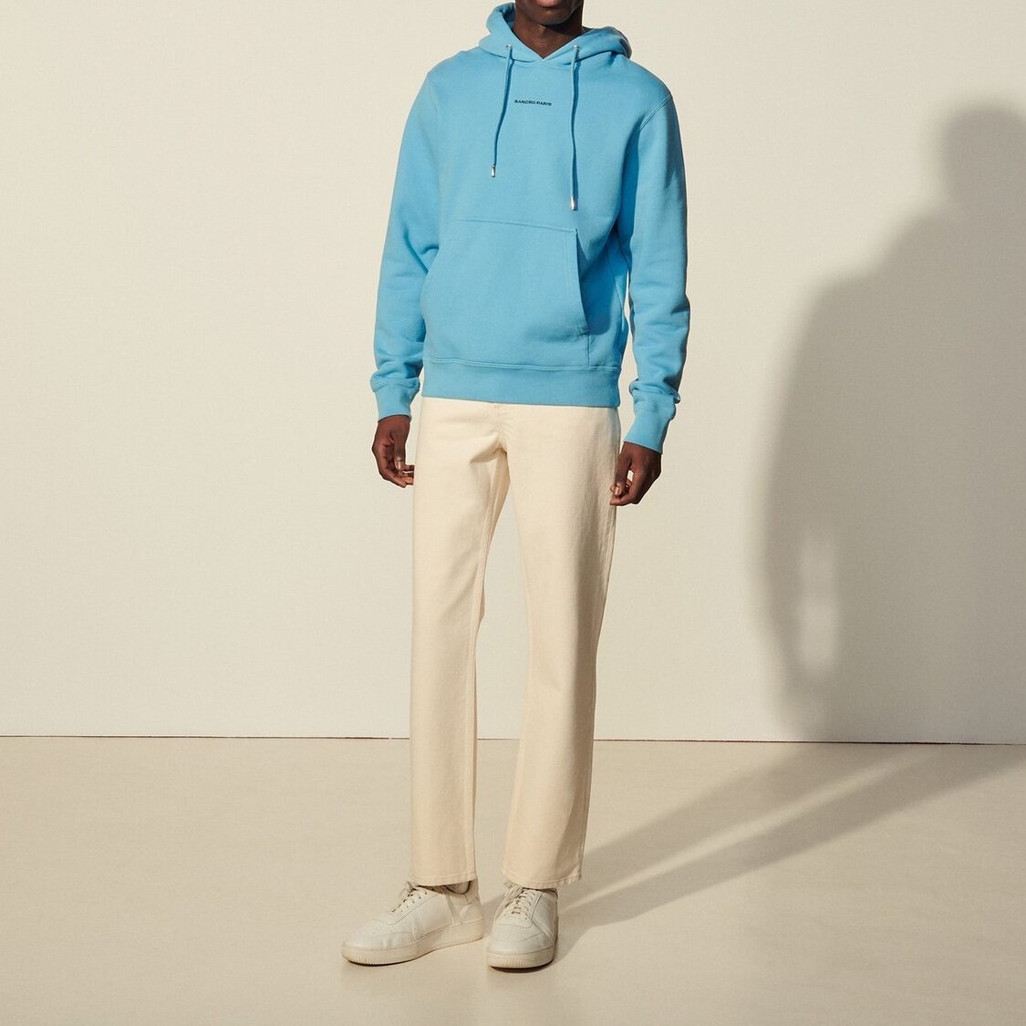 Sweat hoodie avec broderie logo Sandro seconde main photo 5