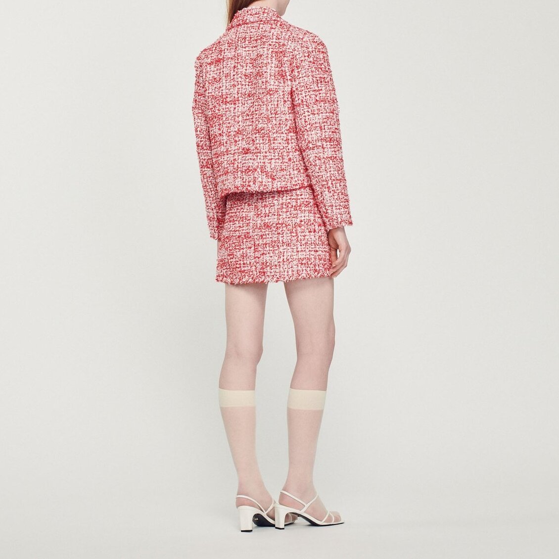 Cropped tweed Jacket Sandro second-hand photo 6