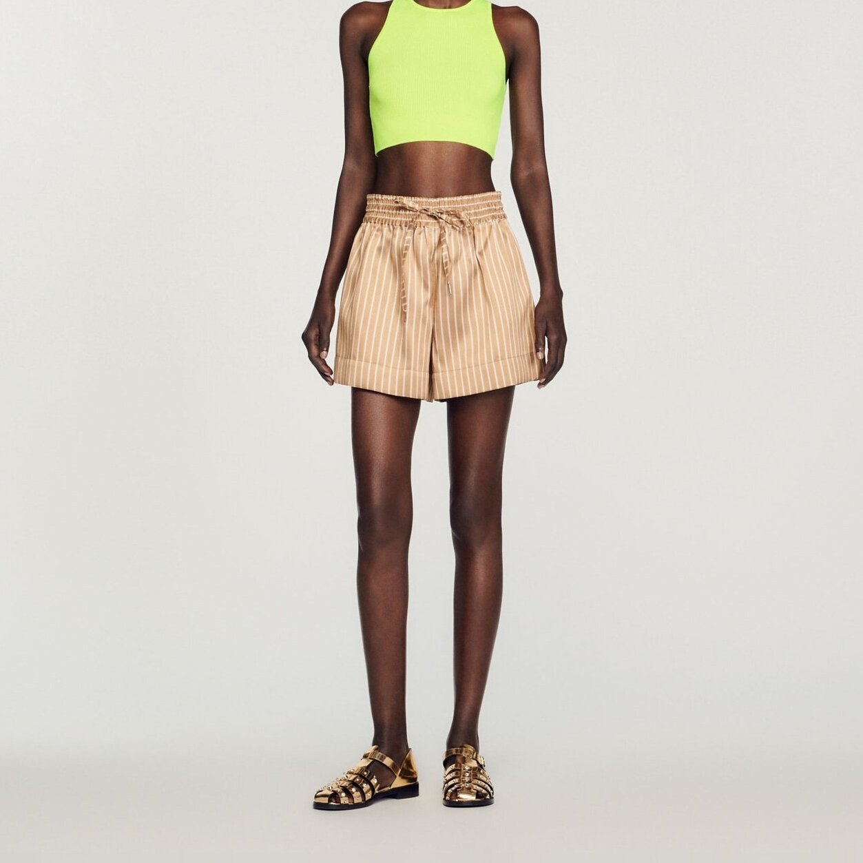 Knitted crop top Sandro second-hand photo 3