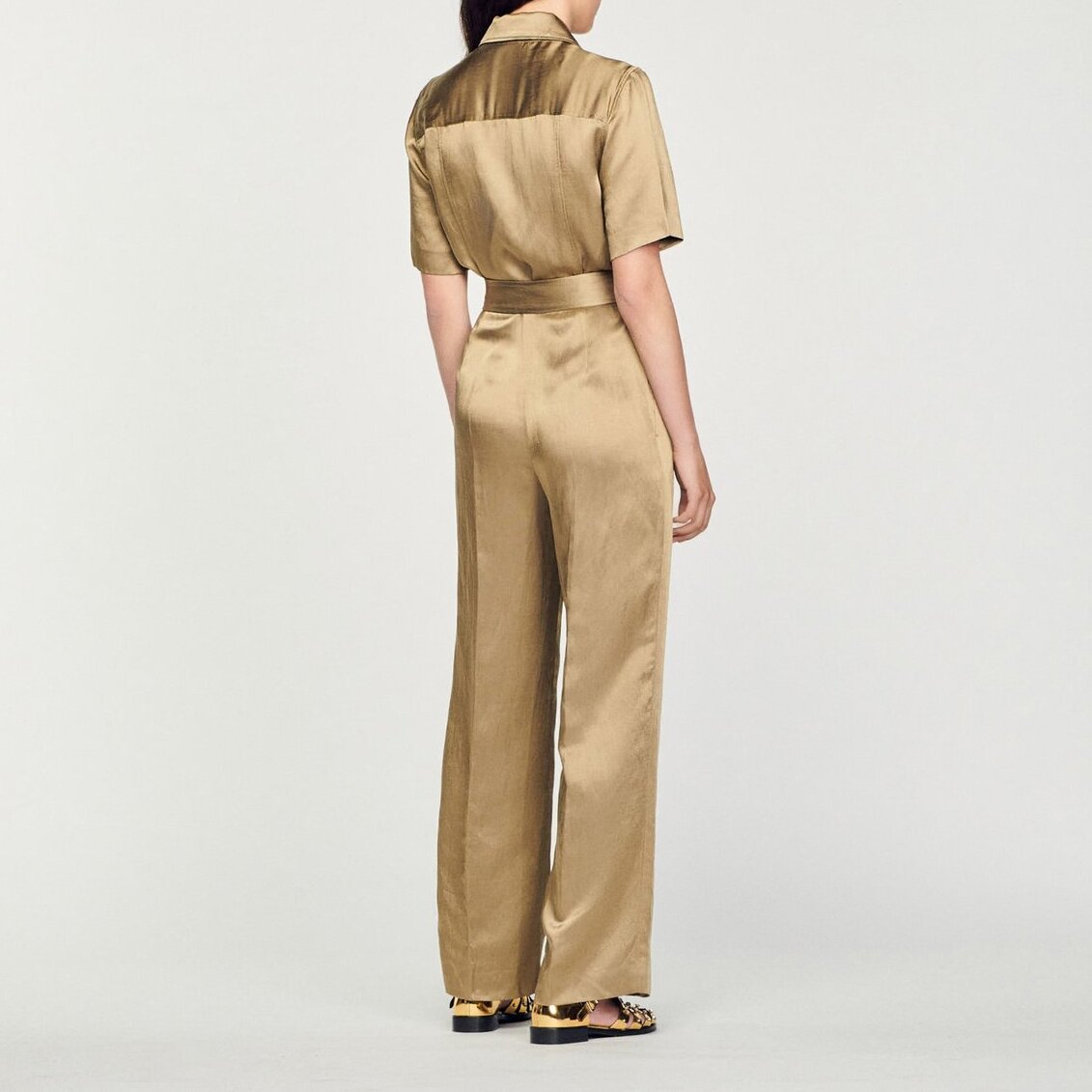 Combinaison Pantalon en satin Sandro seconde main photo 6