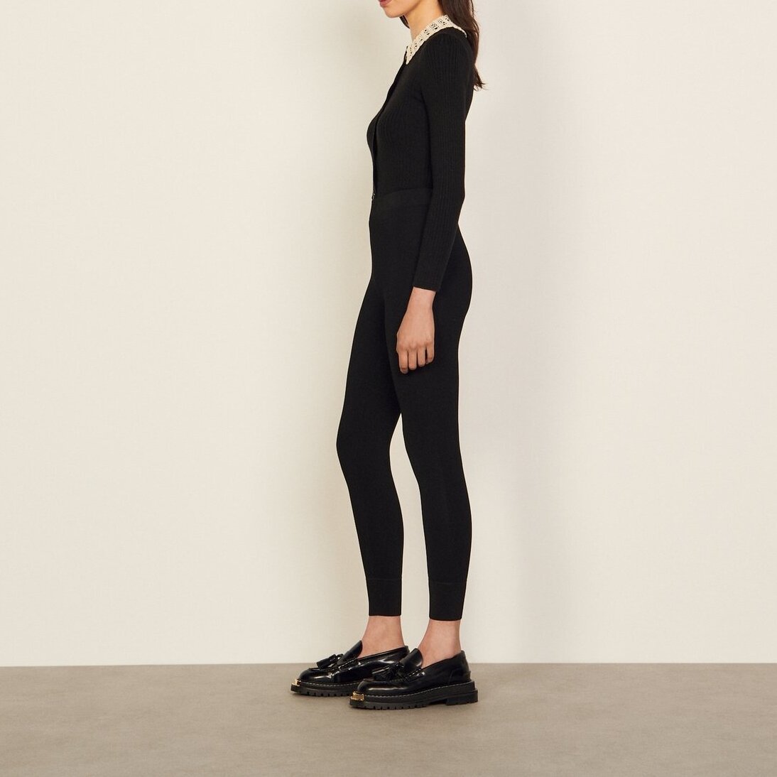 High-waisted leggings Sandro second-hand photo 2