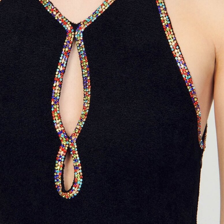 Robe longue sans manches Sandro seconde main photo 3