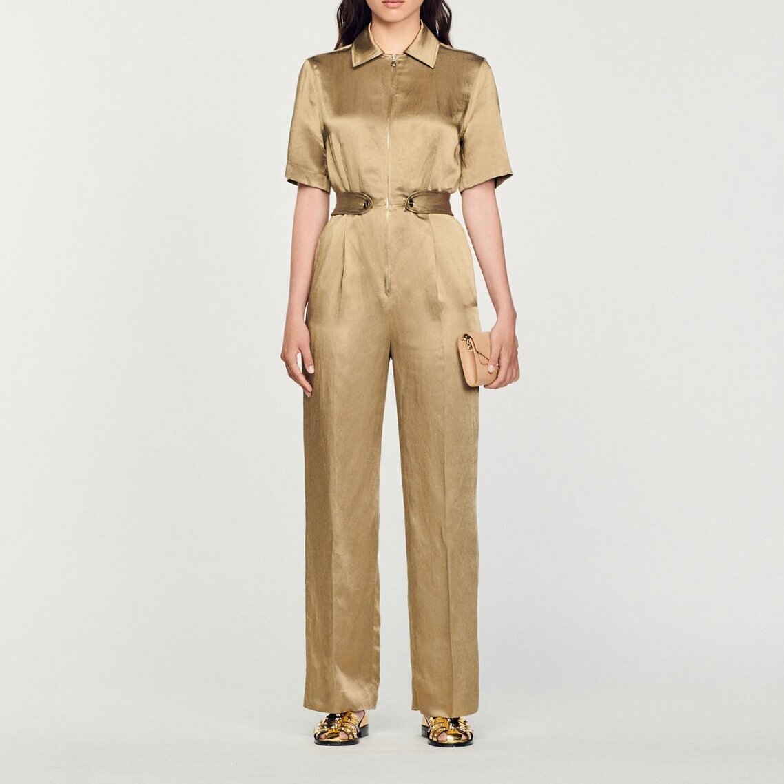Combinaison Pantalon en satin Sandro seconde main photo 2