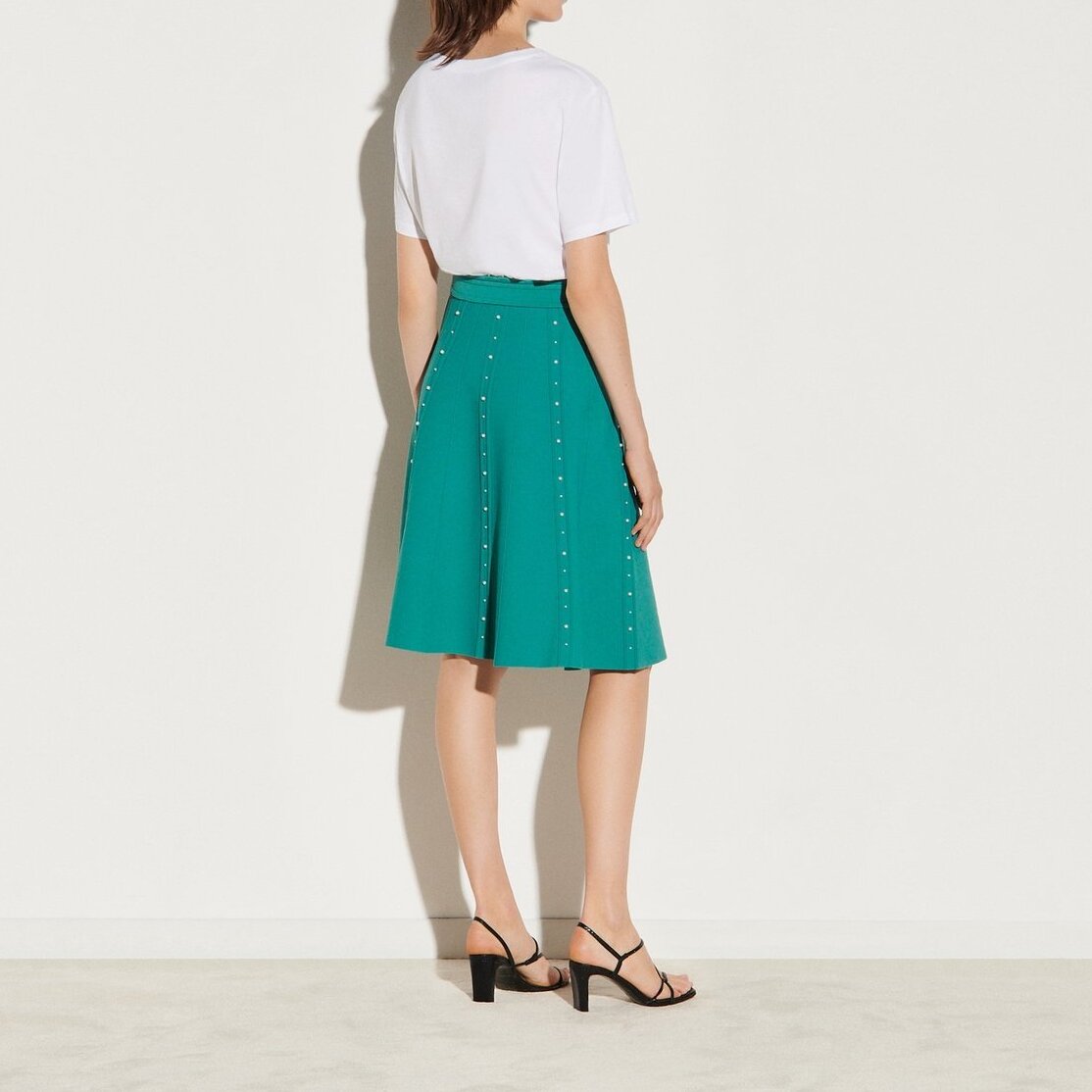 Knit Skirt embellished with beads Sandro tweedehands photo 2