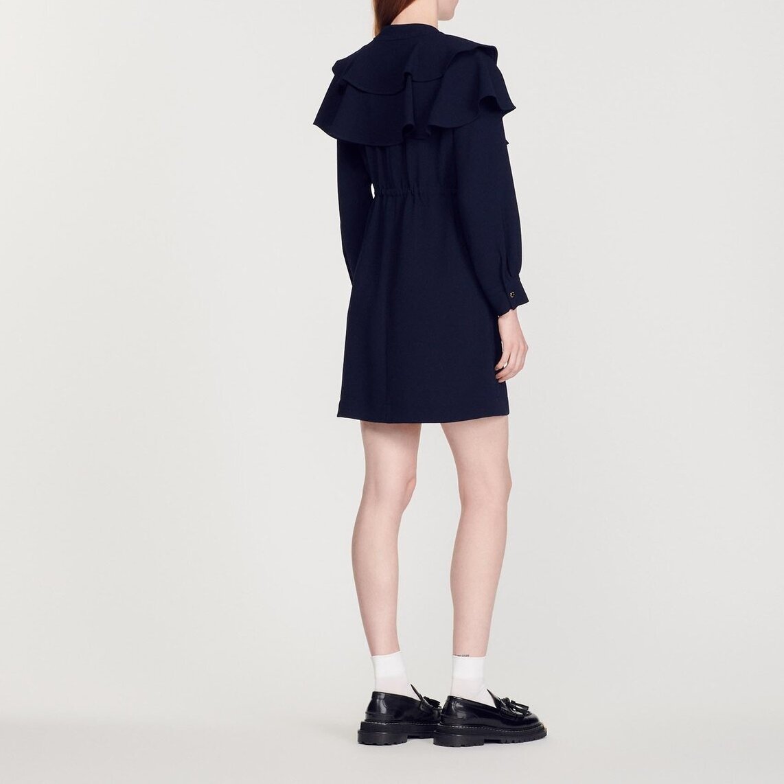 Robe avec volants oversize Sandro seconde main photo 6
