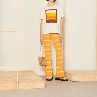 Pantalon tie and dye en Maille Sandro seconde main photo 2