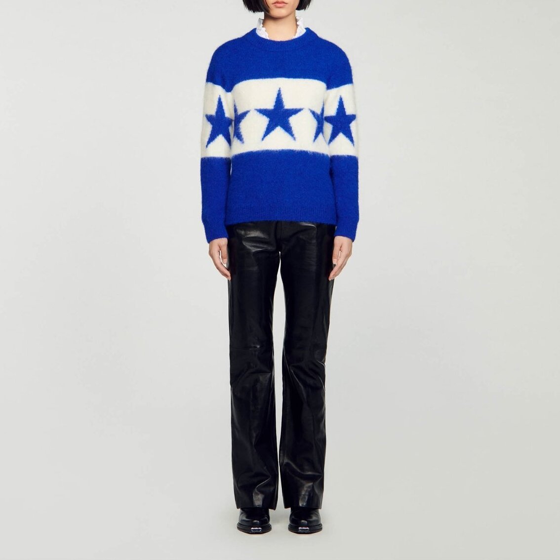 Pull Bleu Sandro seconde main photo 3